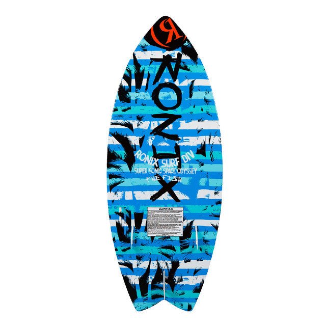 2021 Ronix Super Sonic Space Odyssey - Fish Blue/White/Black - 3'9 - Wake United