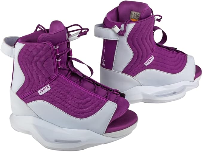 2022 Ronix August Stage 1 Bindings - Purple/White - Wake United