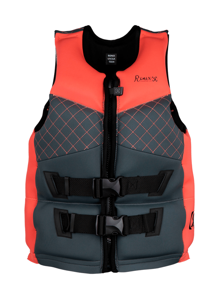 2023 Ronix Prom Queen Capella 3.0 Girls CGA Vest - Coral - Teen (95 - 125lbs) - Wake United