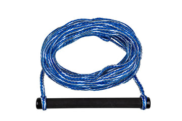 2024 Radar Global Water Sports - 12 in. Handle 75 ft. Rope - Blue/White - Wake United