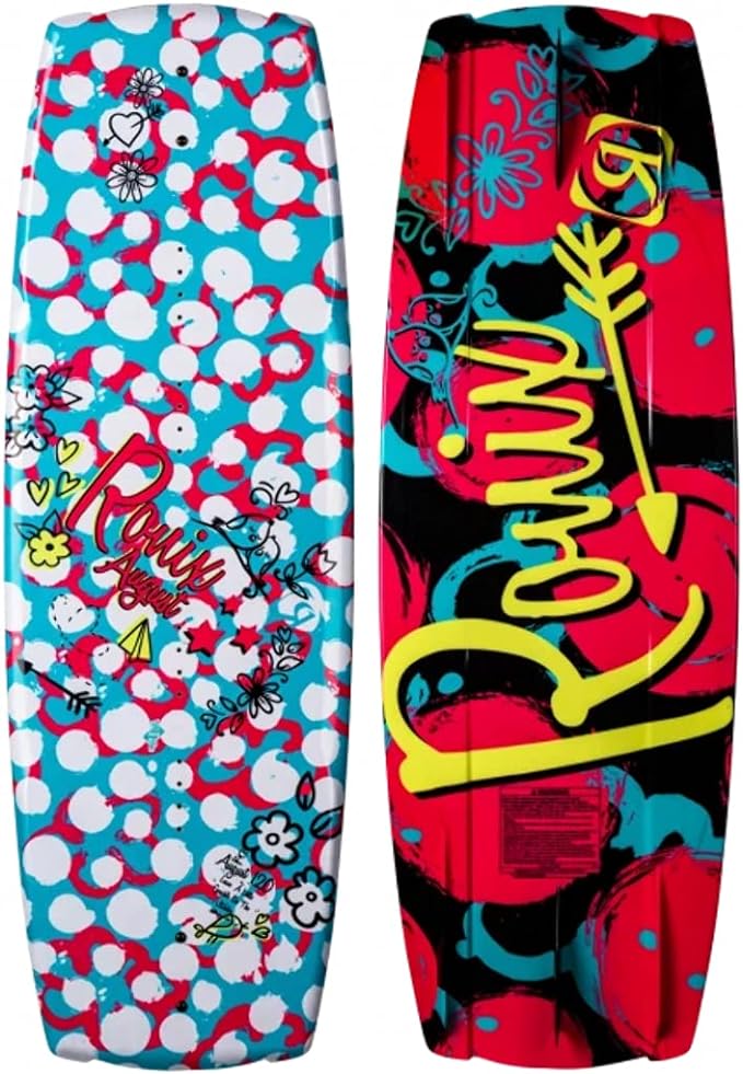 2024 Ronix August Wakeboard - Sparkle White/Pink/Blue/Yellow - 120 - Wake United