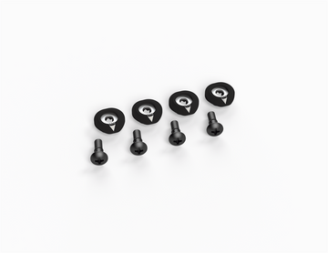 2024 Ronix M6 Ronix Baseless Boot Hardware (2010 - 2018) - Set of 4 - Black - Wake United