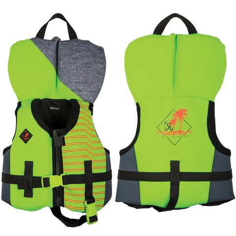 2024 Ronix Vision Boys CGA Vest - Lime Heather - Wake United
