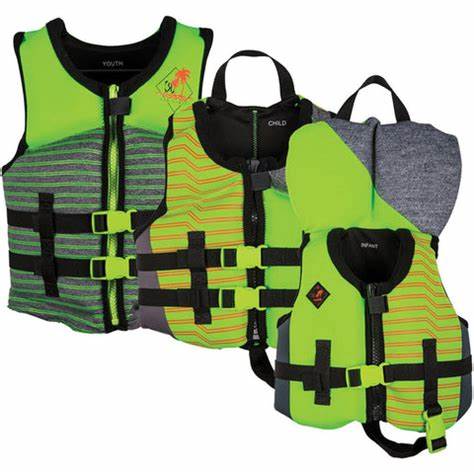 2024 Ronix Vision Boys CGA Vest - Lime Heather - Wake United