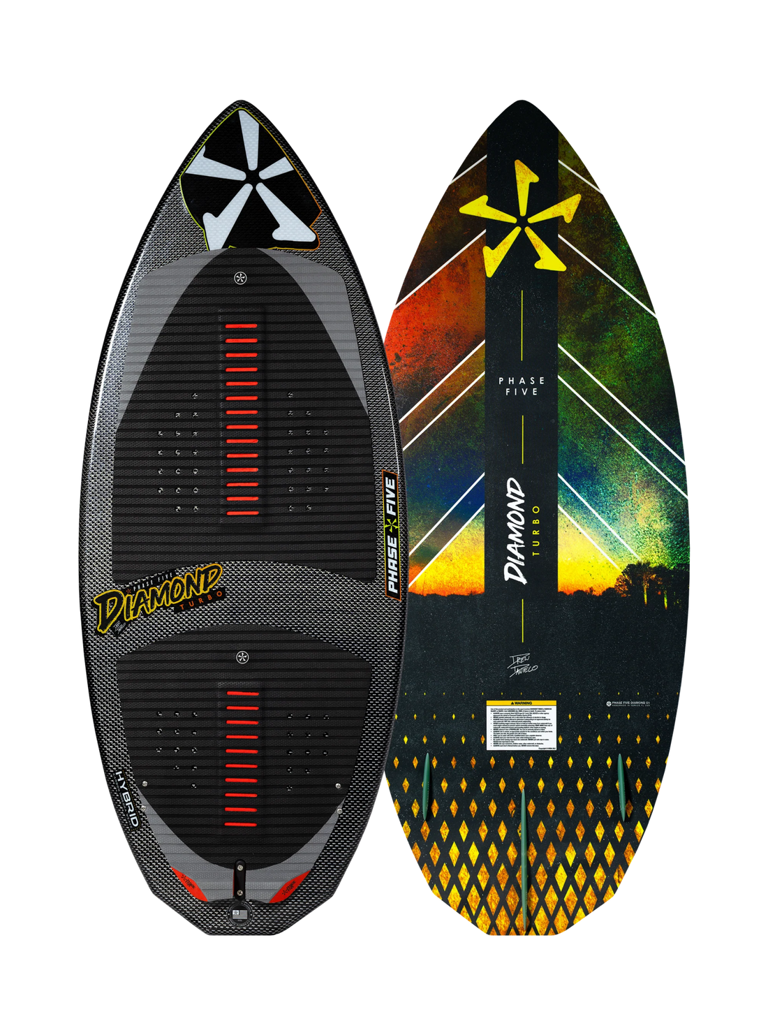 2025 Phase 5 Diamond Turbo Wakesurf Board - Wake United