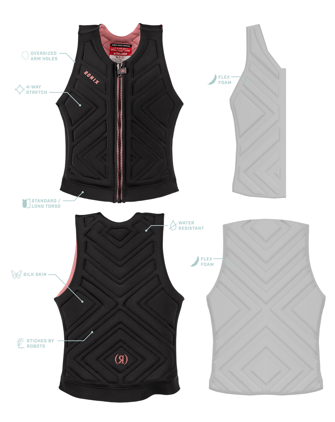 2025 Ronix Moon Stone - Comp Vest - Wake United