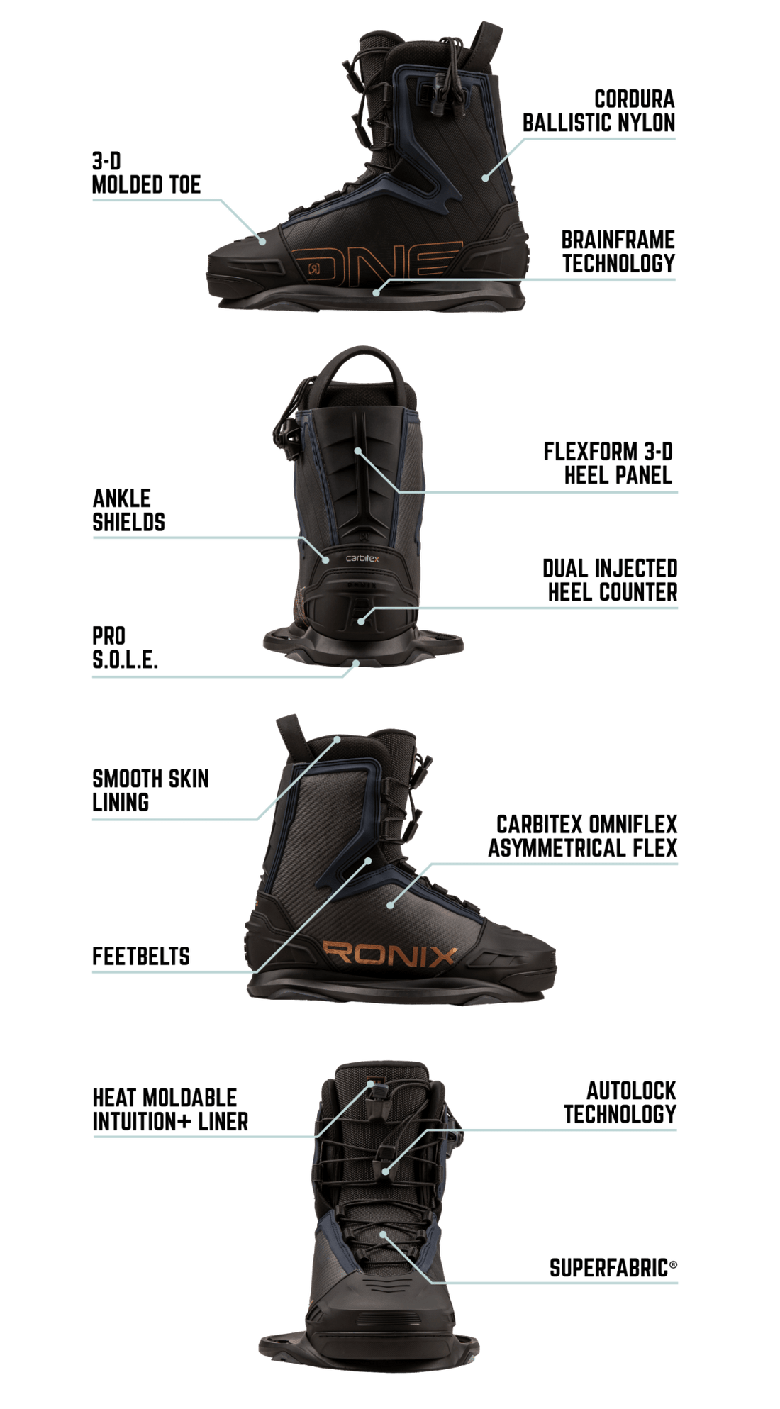 2025 Ronix One - Intuition Bindings - Wake United