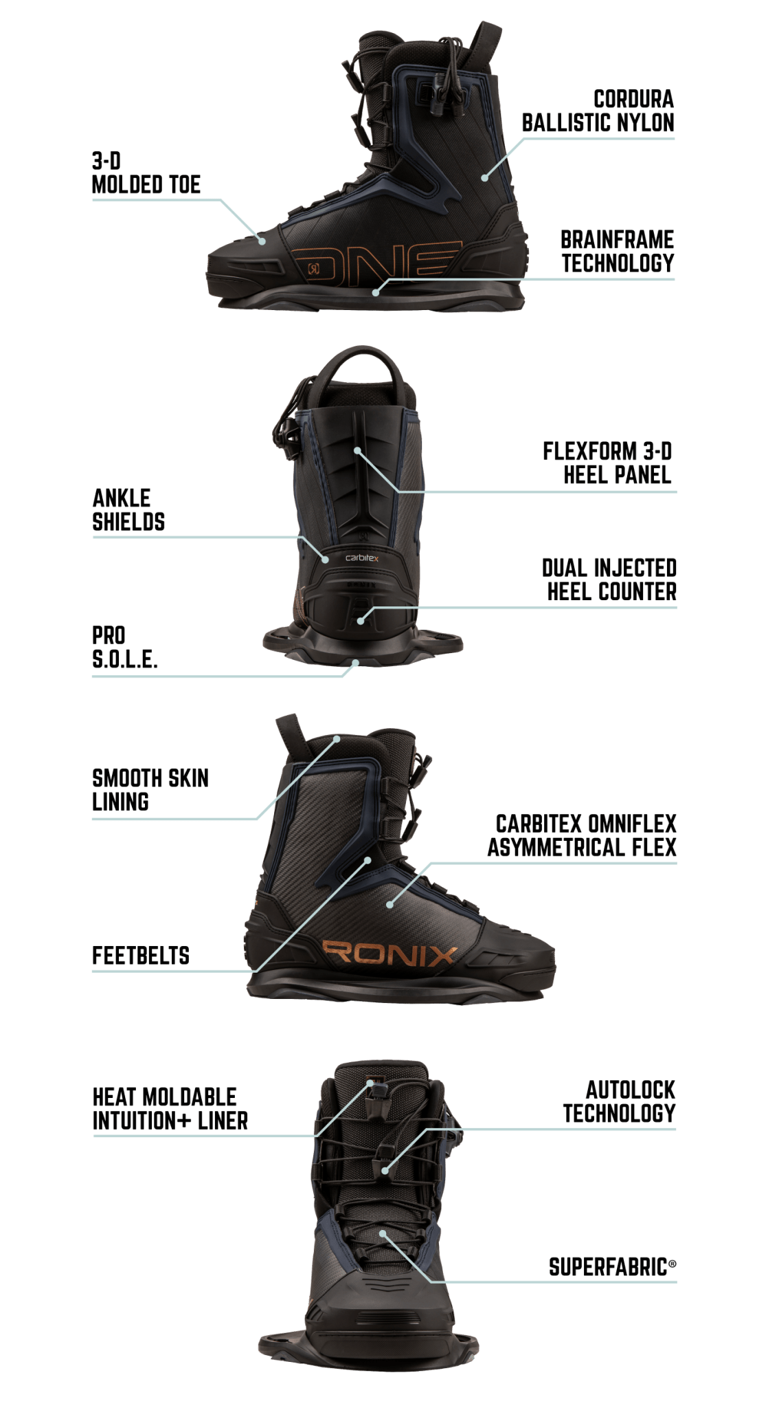 2025 Ronix One - Intuition Bindings - Wake United