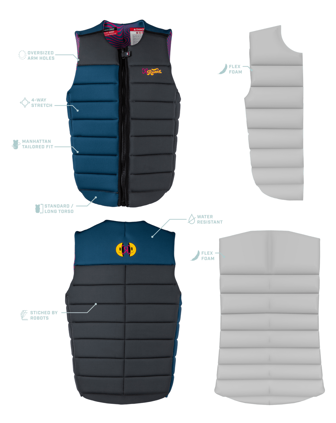 2025 Ronix Purple Haze - Comp Vest - Wake United