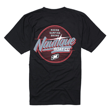 Nautique Chrome Tee - Black - Wake United