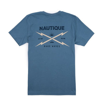 Nautique Make Waves SS Tee - Slate - Wake United