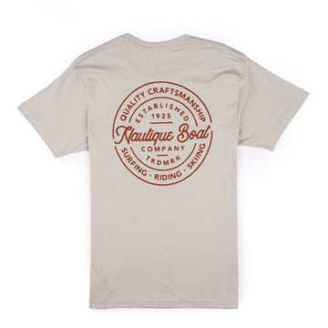 Nautique Trade Circle SS Tee - Silver - Wake United