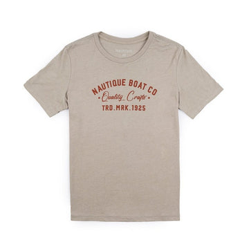 Nautique Womens Trade Standard SS Tee - Heather Stone - Wake United