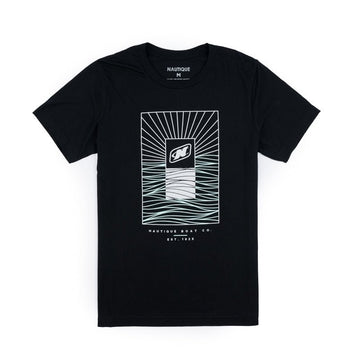 Nautique Yin & Yang SS Triblend Tee - Black - Wake United