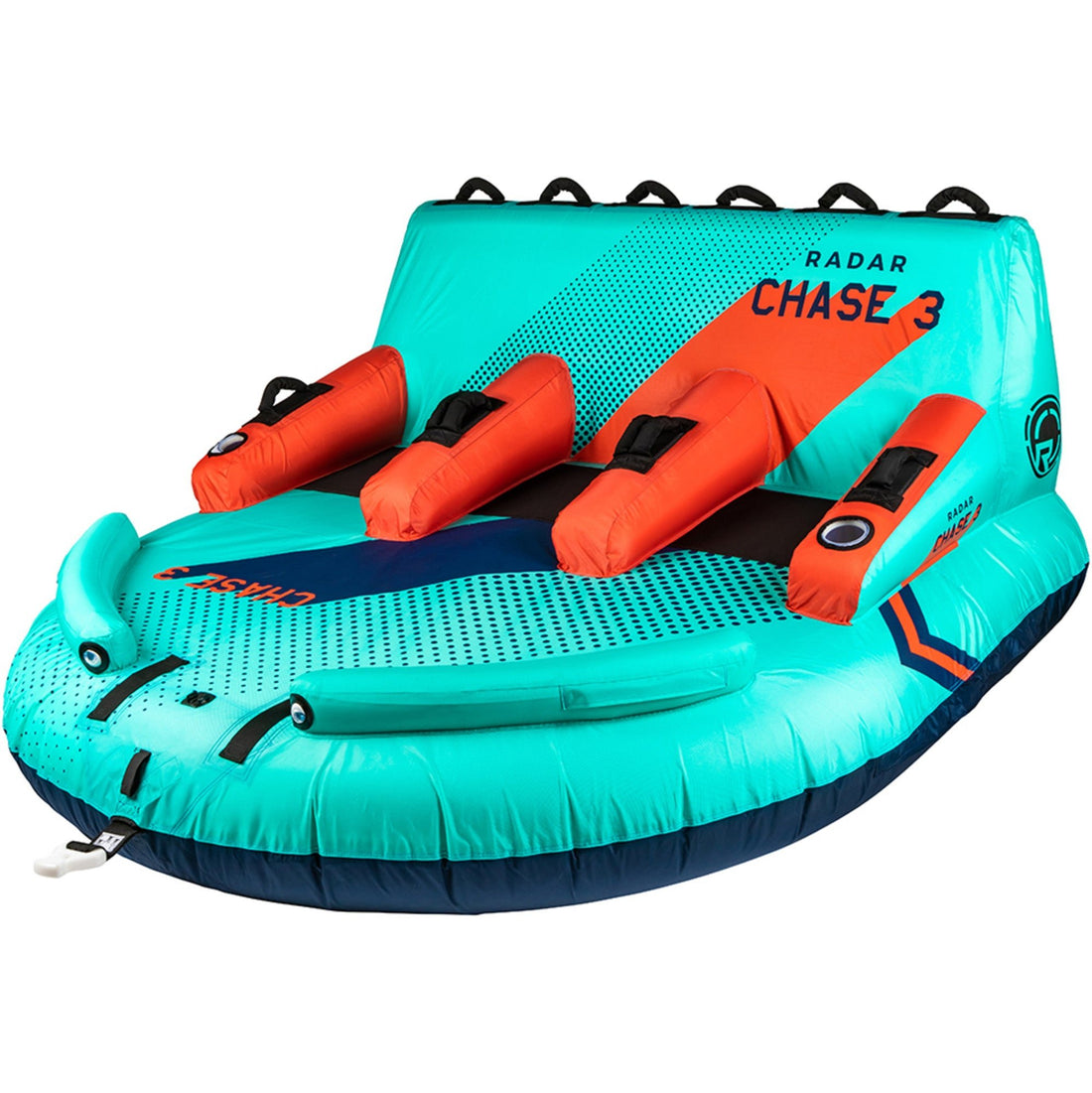 Radar The Chase Lounge 3 - Person Tube - Mint/Navy/Red - Wake United