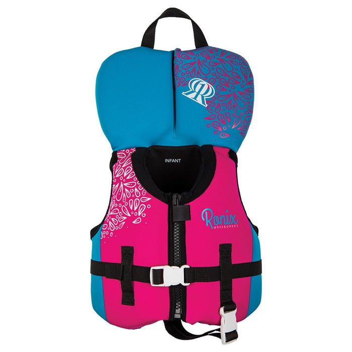 Ronix August Girls CGA Vest - Pink/Blue - Infant/Toddler (Up to 30lbs) - Wake United