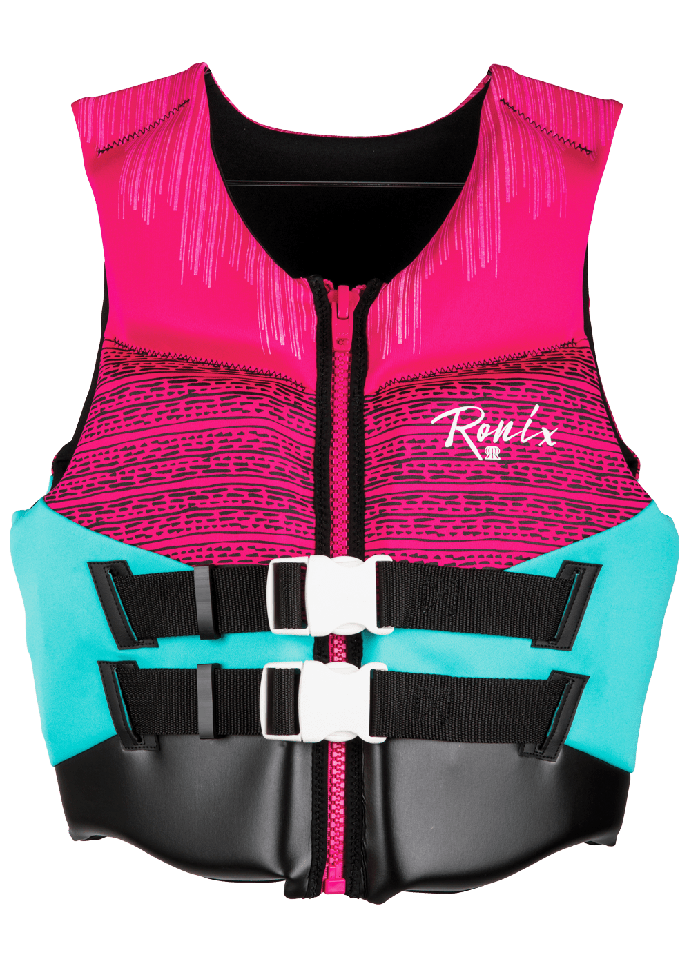 Ronix Daydream - Womens CGA Vest - Pink/Turquoise - L - Wake United