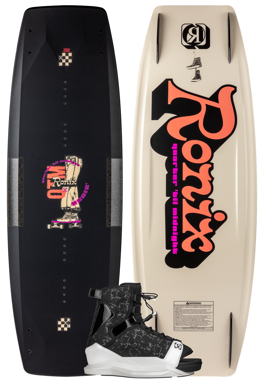 2025 Ronix Quarter 'Til Midnight Wakeboard Package w/ Bindings