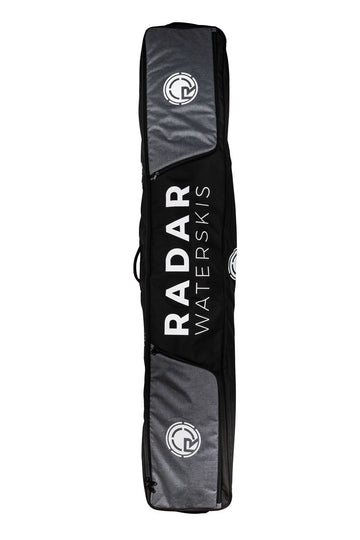 2024 Radar Team Padded Slalom Wheelie Case - Black/Heather Grey - OSFM - Wake United