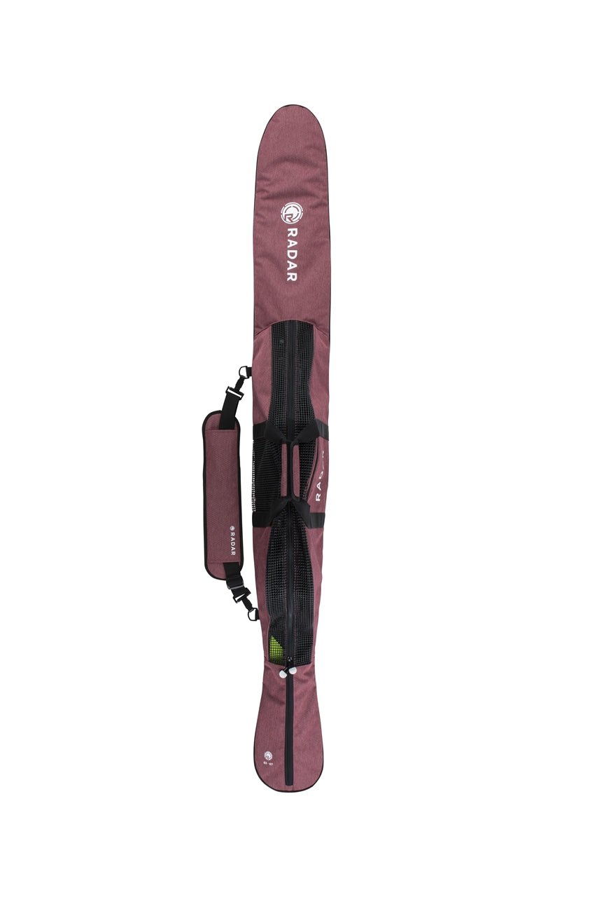 2024 Radar Womens Padded Slalom Case - Coral/Black - 63 - 67 - Wake United