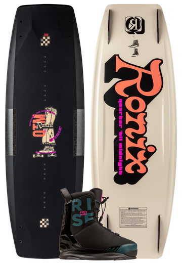 2025 Ronix Quarter 'Til Midnight Wakeboard Package w/ Bindings