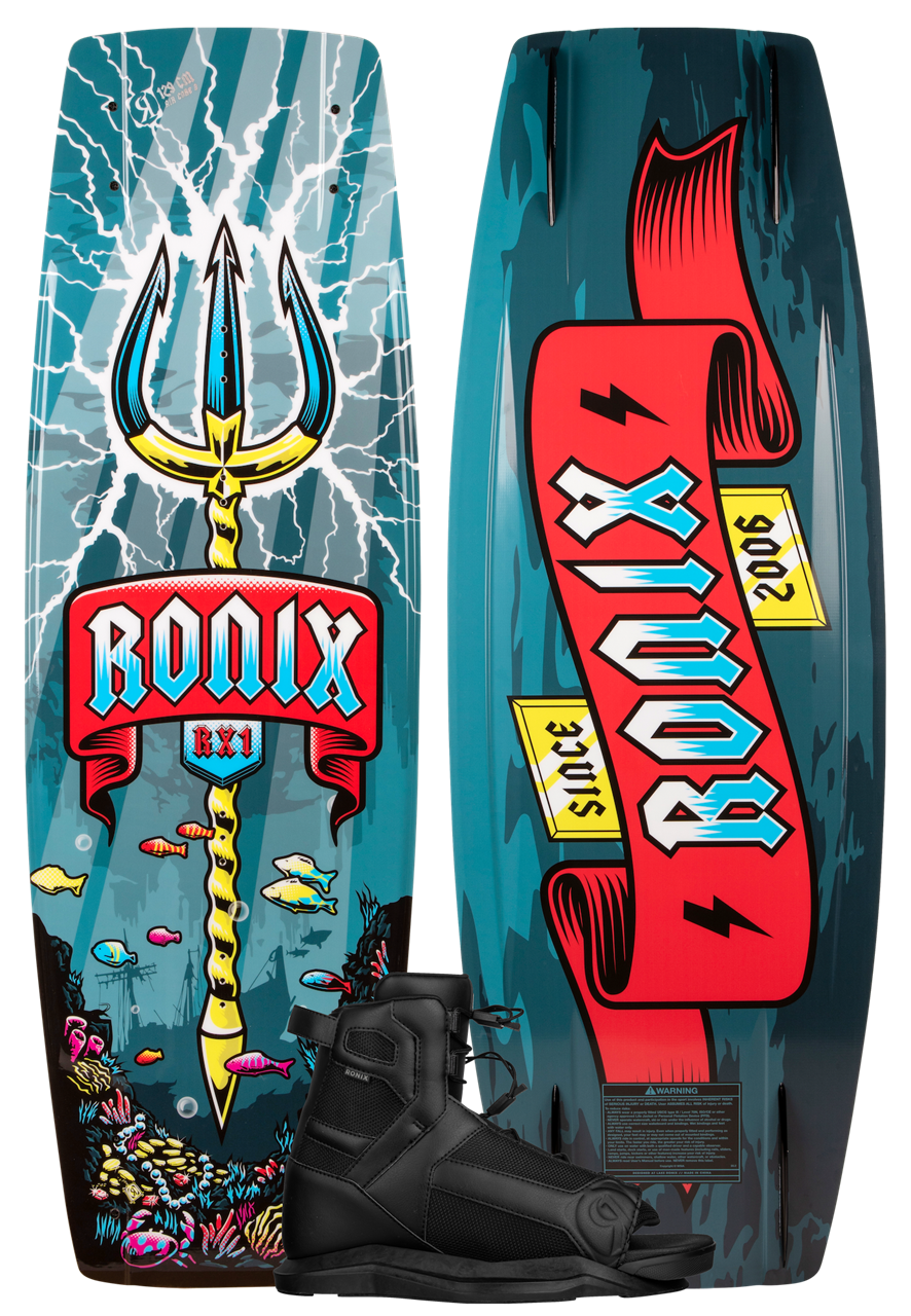 2025 Ronix Boys RX1 Wakeboard Package w/ Bindings