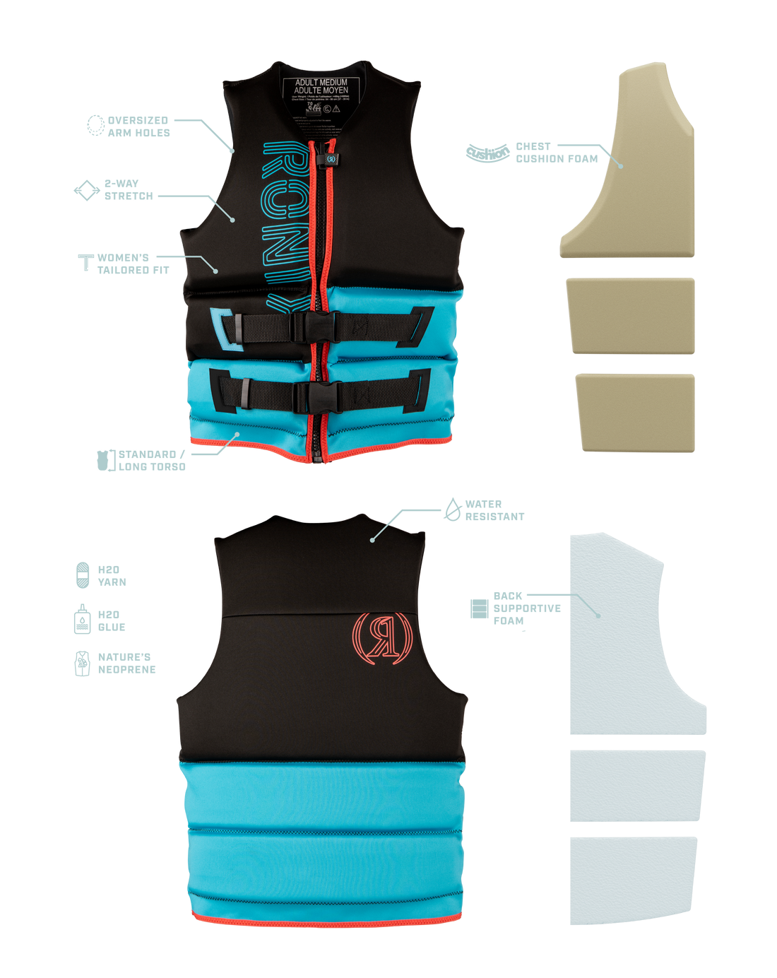 2025 Ronix Cloud Break - Yes - CGA Life Vest