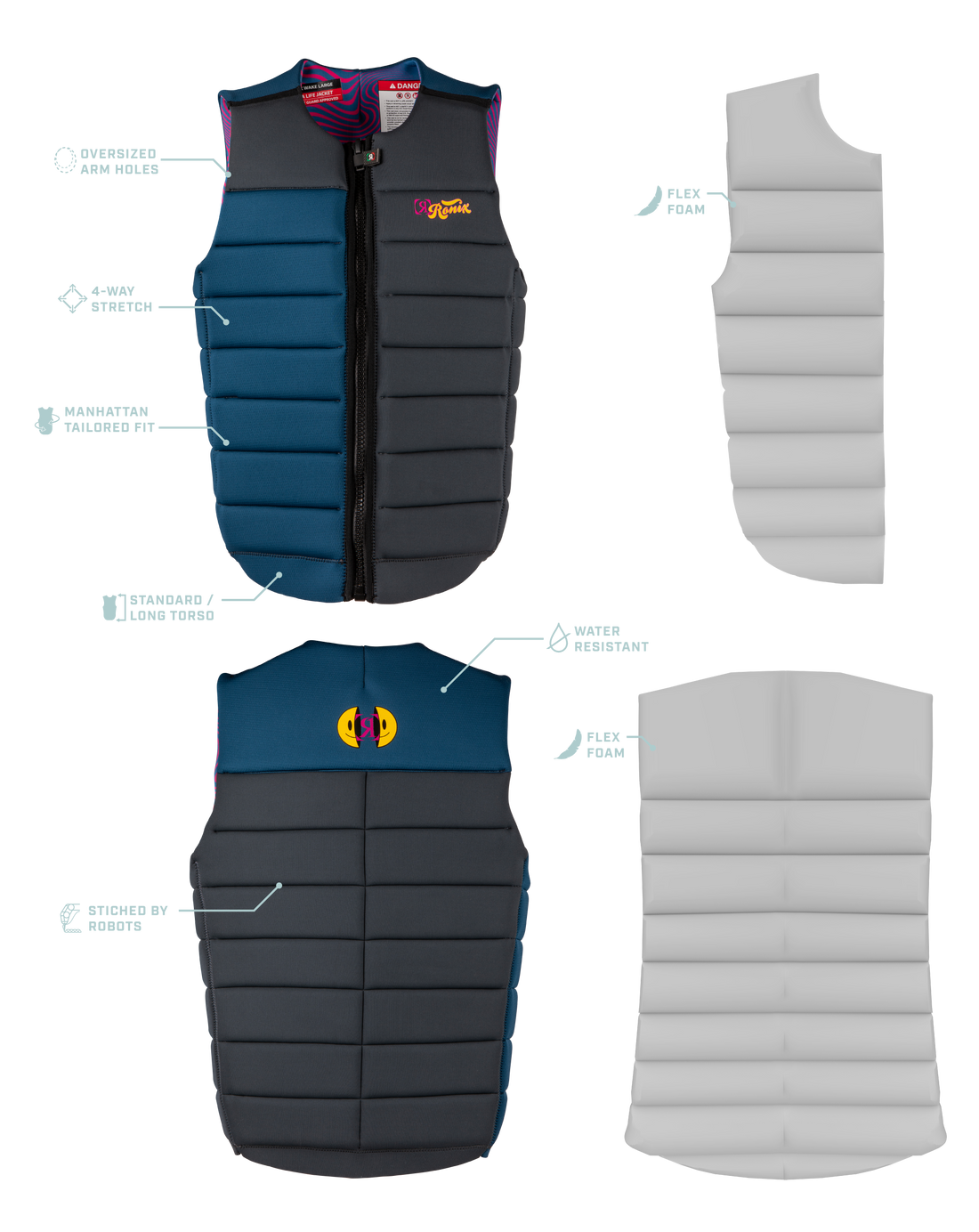 2025 Ronix Purple Haze - Comp Vest