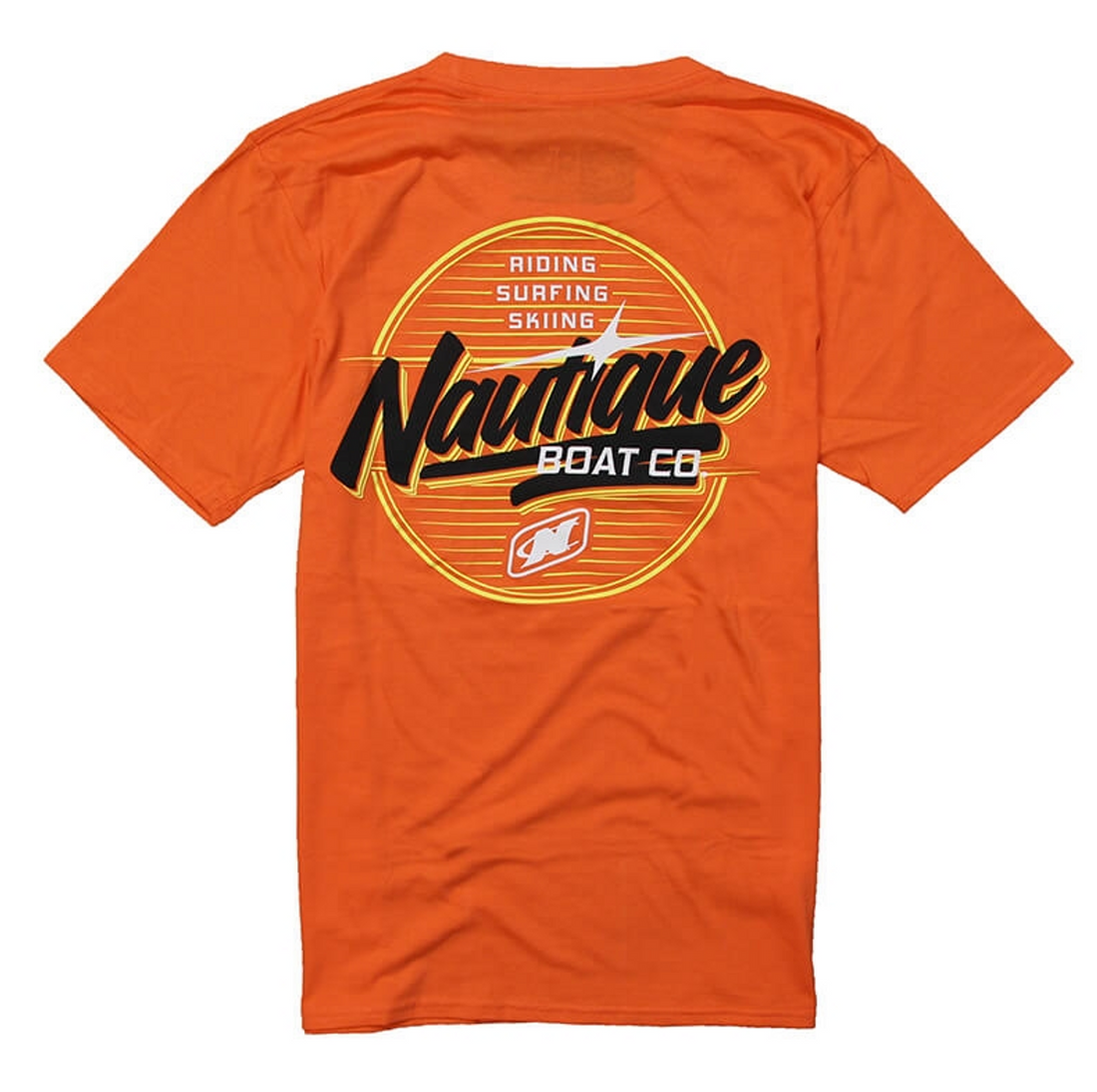 Nautique Chrome Tee - Orange