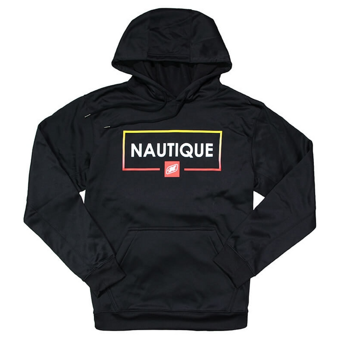 Nautique Frame Hooded Sweatshirt - Black