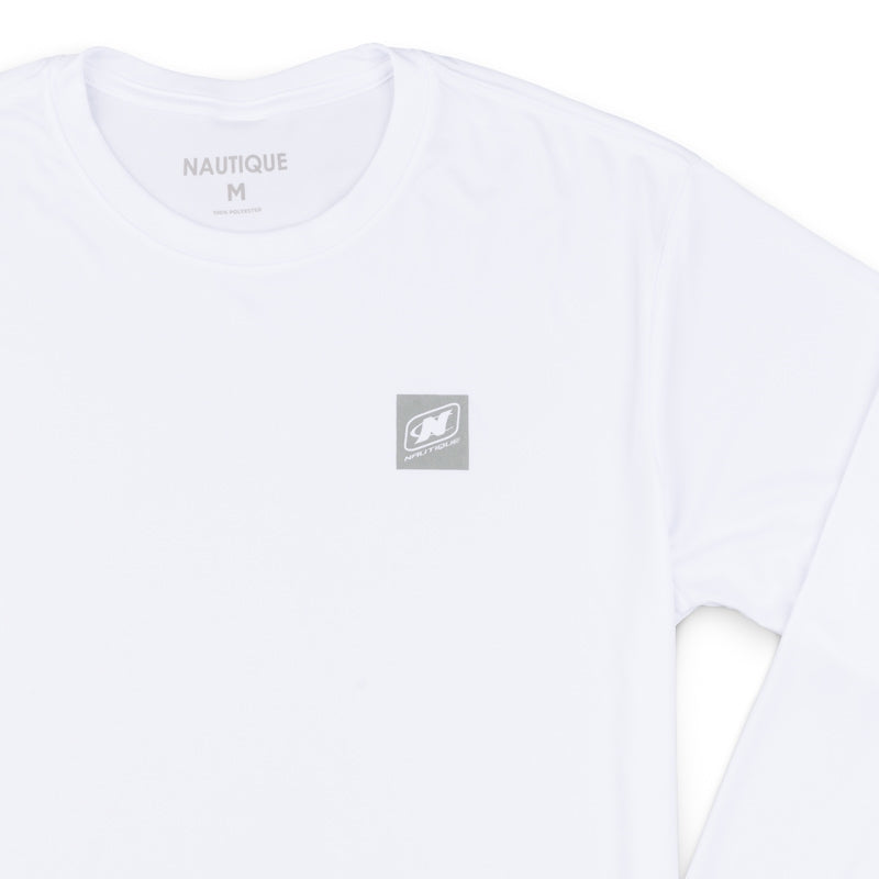 Nautique Dry Zone LS Performance Tee - White