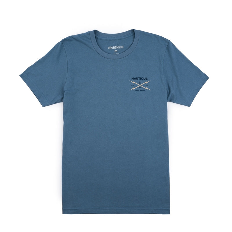 Nautique Make Waves SS Tee - Slate