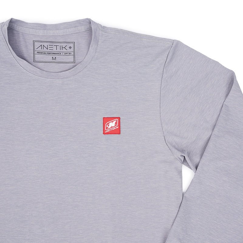 Nautique Anetik LS Pro Crew Tee - Alloy Heather