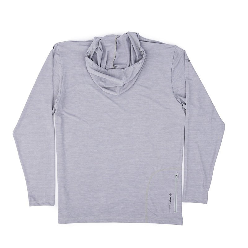 Nautique Anetik Tech LS Hoodie Tee - Alloy Heather - Wake United