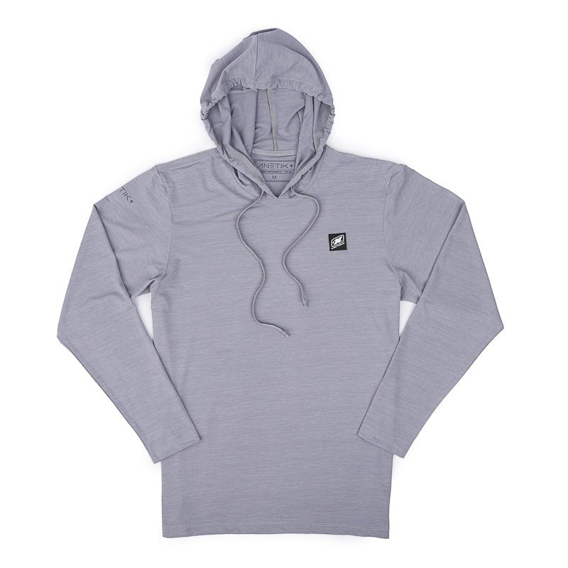 Nautique Anetik Tech LS Hoodie Tee - Alloy Heather - Wake United