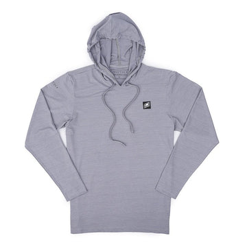 Nautique Anetik Tech LS Hoodie Tee - Alloy Heather - Wake United