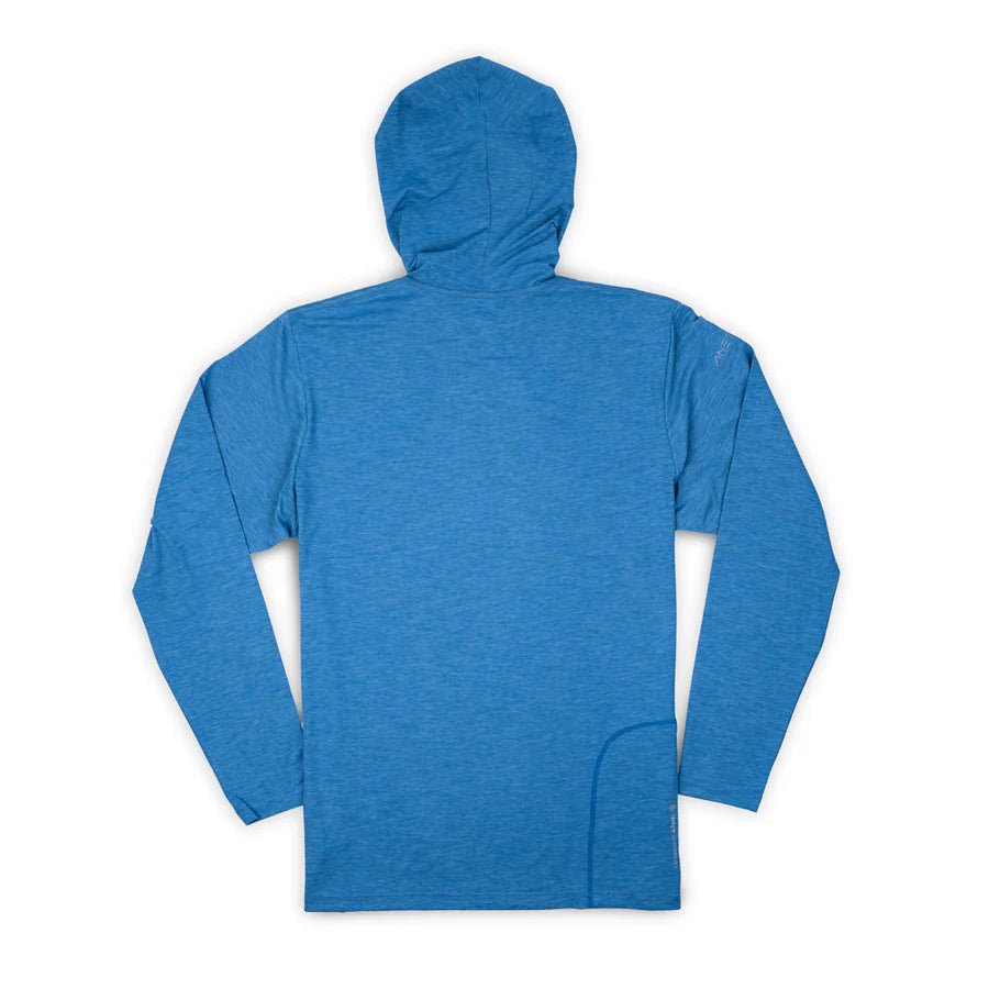 Nautique Anetik Tech LS Hoodie Tee - Bahama Blue Heather