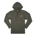 Nautique Anetik Tech LS Hoodie Tee - Dark Olive Heather - Wake United