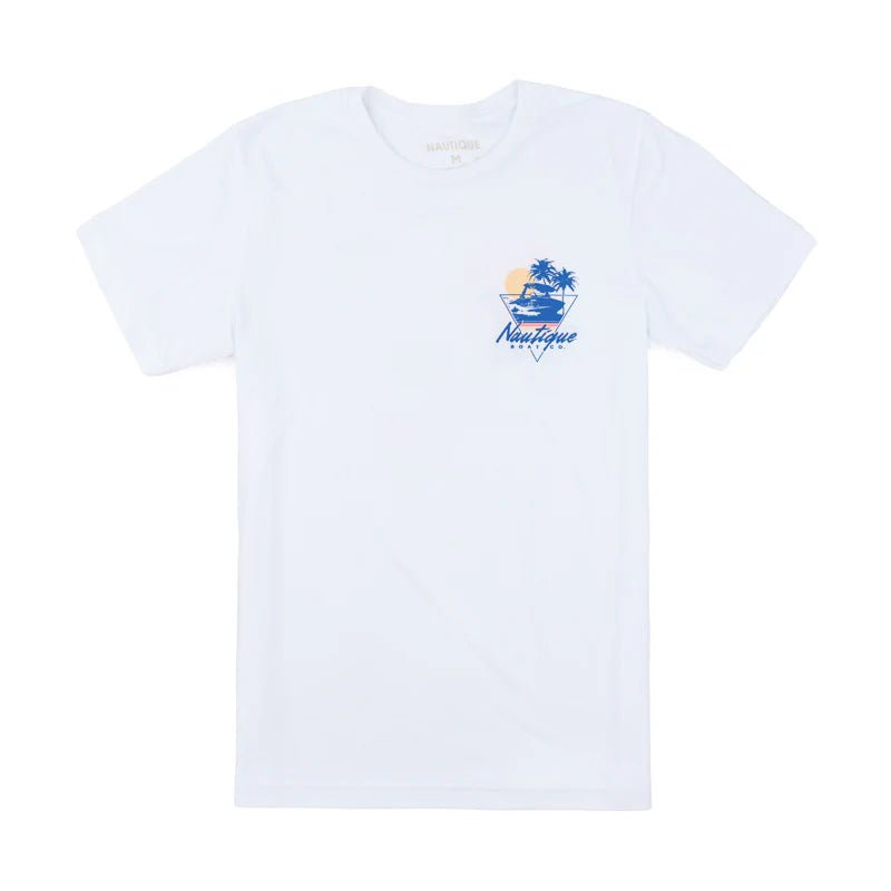 Nautique Glow Tee - White