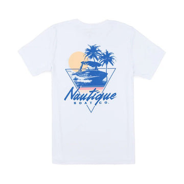 Nautique Glow Tee - White