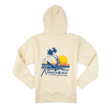 Nautique Sunset Vibes Hooded Sweatshirt - Bone