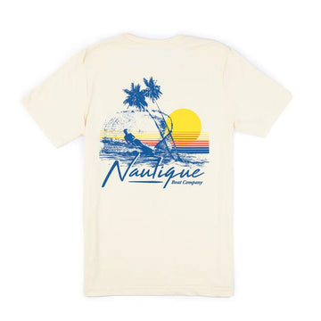 Nautique Sunset Vibes Tee - Natural