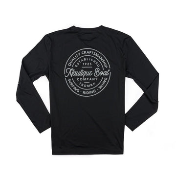 Nautique Trade Circle LS Tee - Black