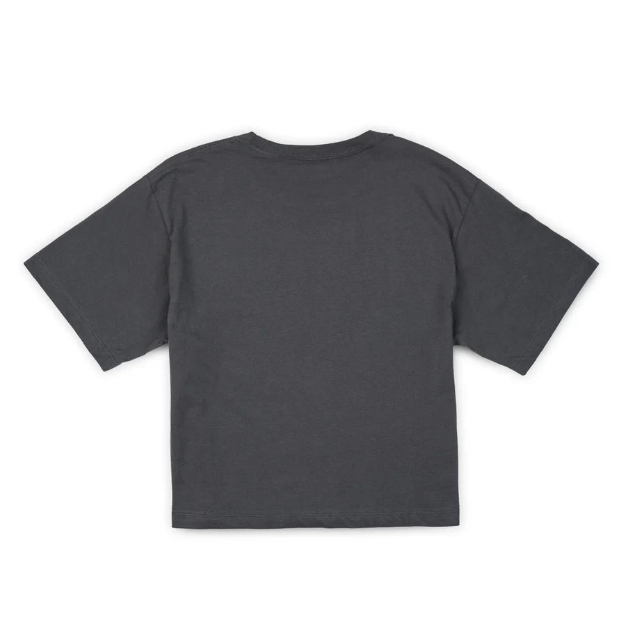 Nautique Women's Patch Crop Tee - Asphalt