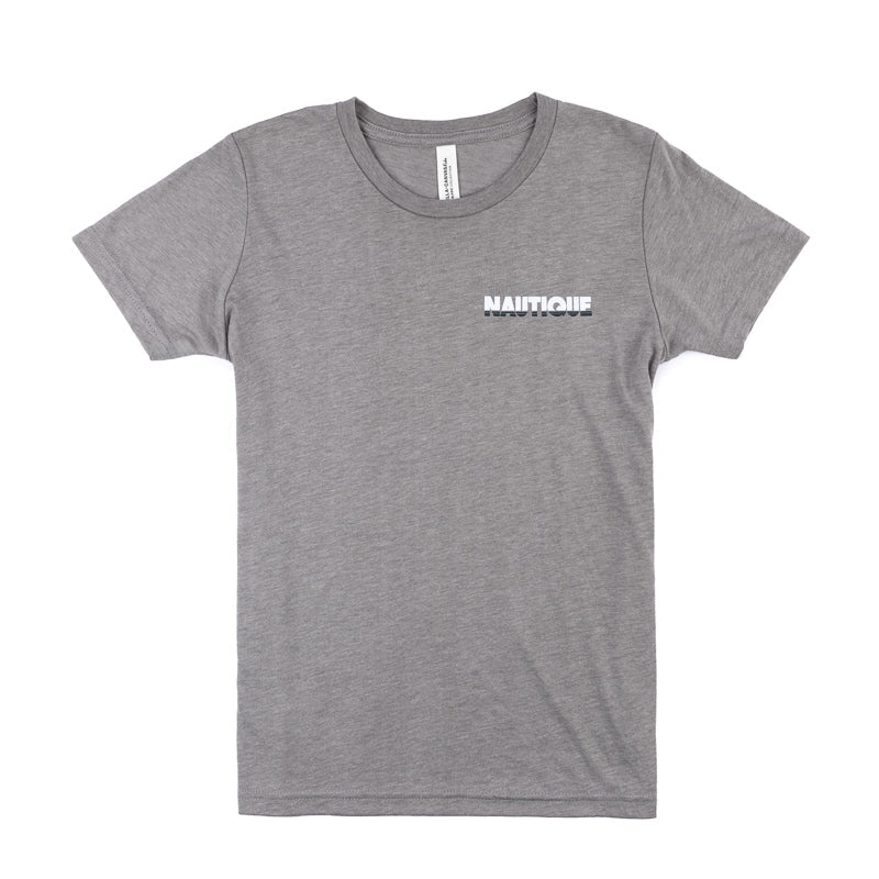 Nautique Youth Vintage Ski Tique Tee - Athletic Grey