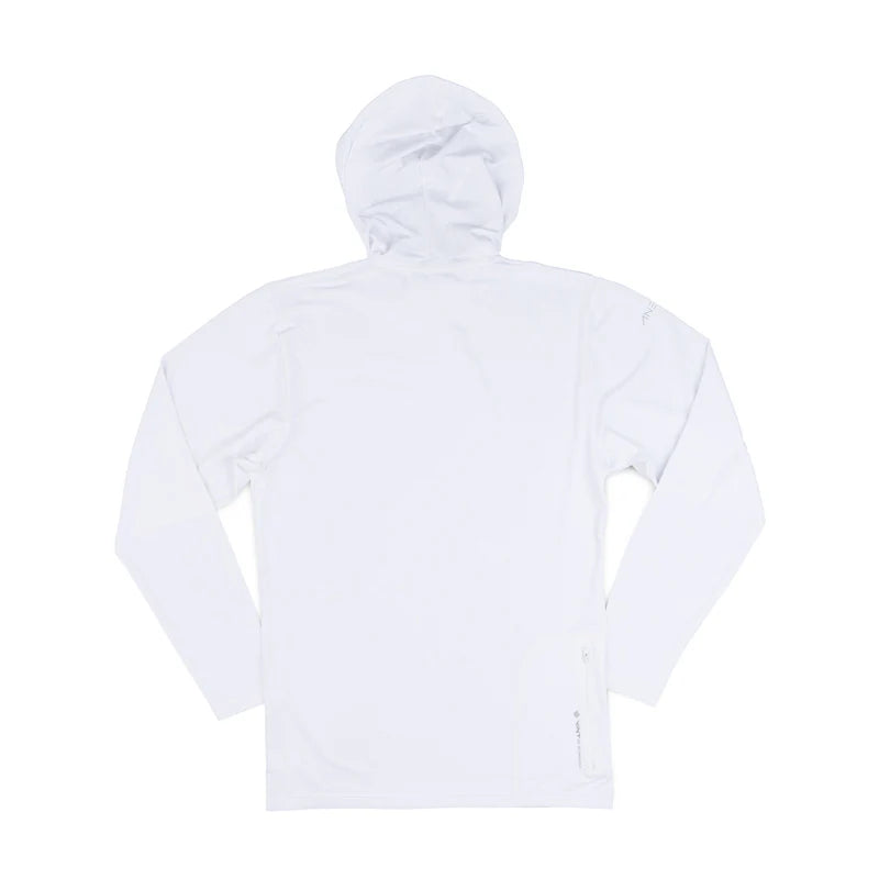 Nautique Anetik Tech LS Hoodie Tee - White Heathered